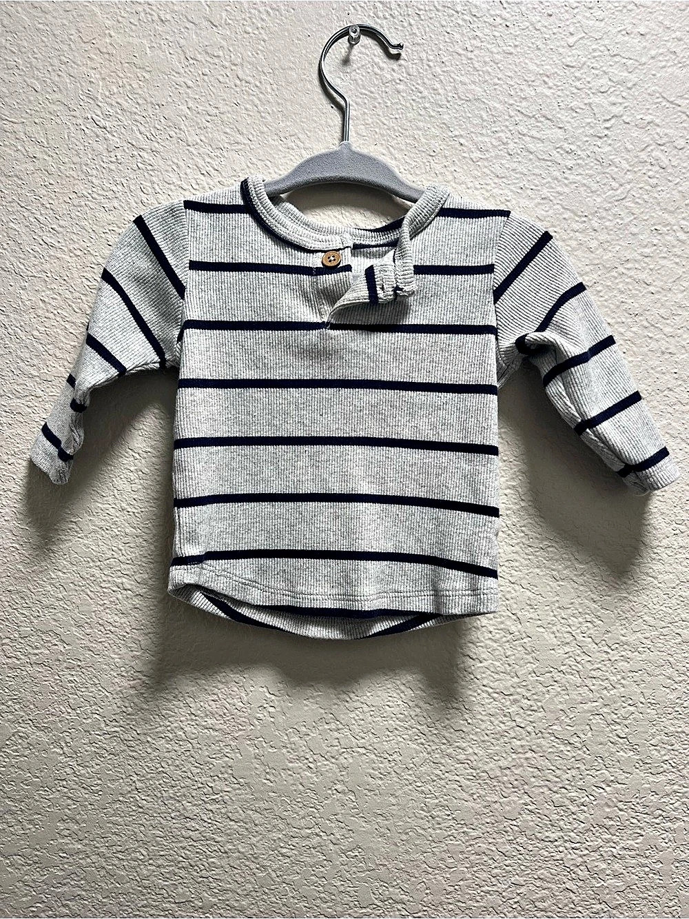 Cat & Jack Striped Long Sleeve Tee Baby 3M Like New